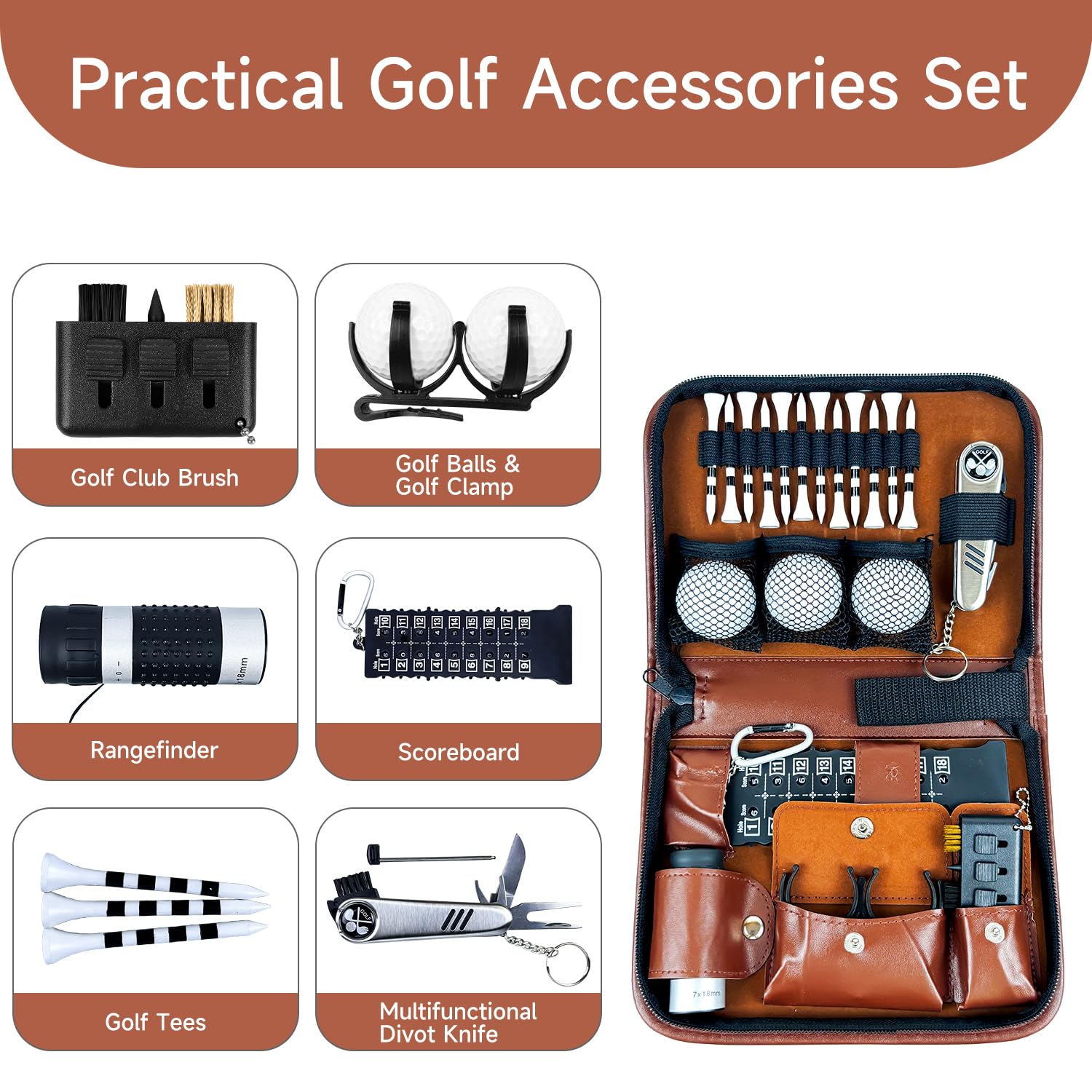 SANTA CASA Golfzubehör-Set