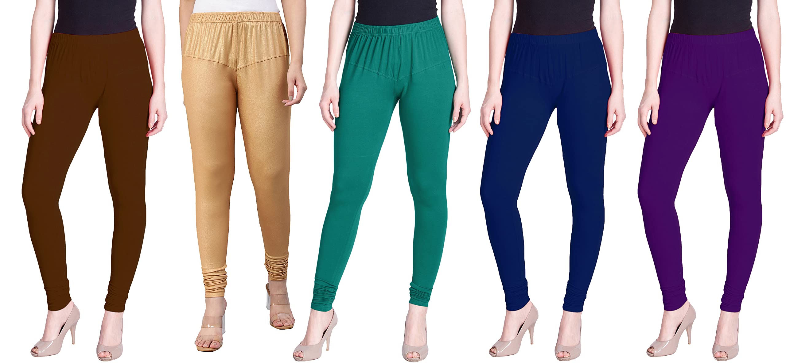 Lyra Damskie legginsy z wysokim stanem