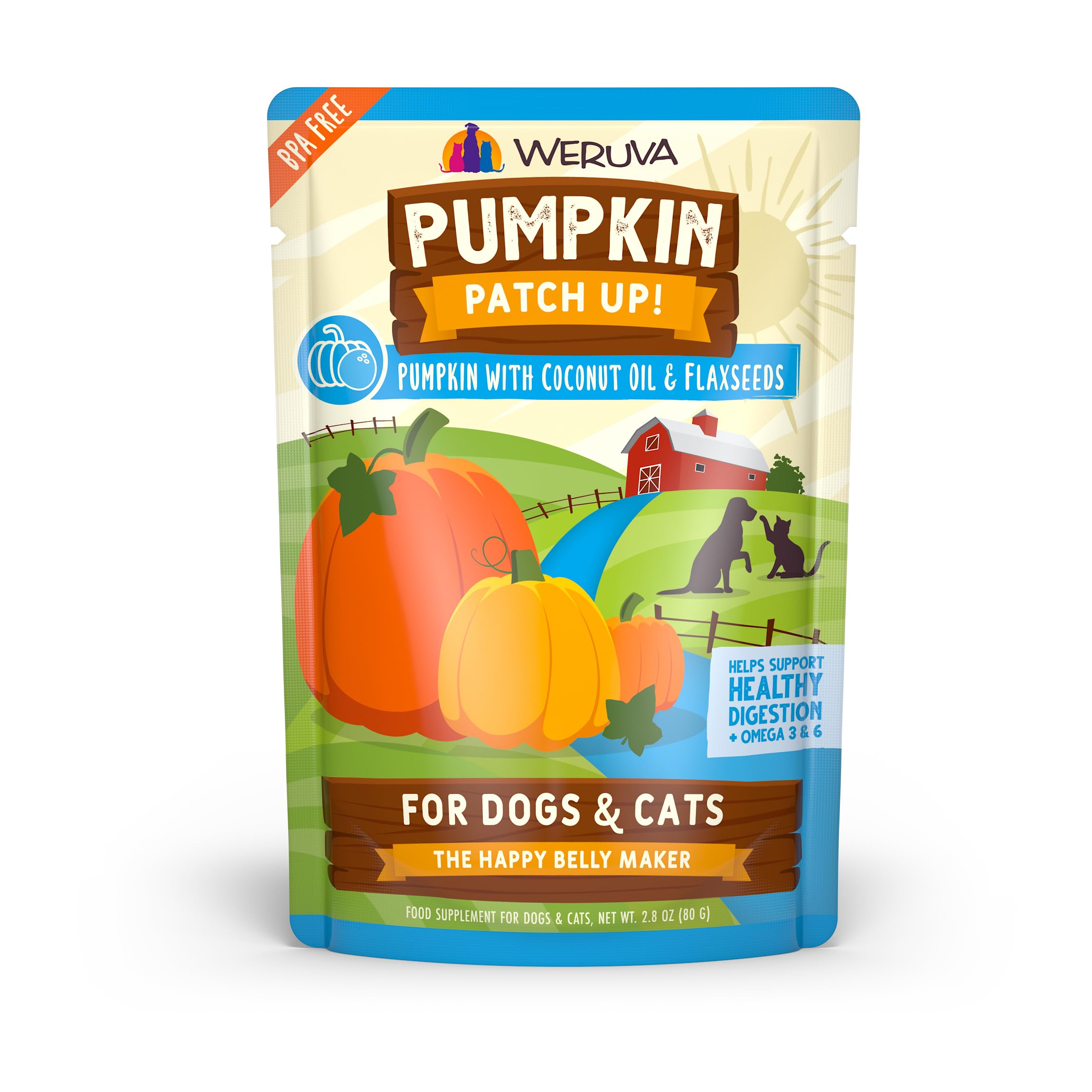 Weruva Pumpkin Patch Up! Pumpkin Pouches for Dogs & Cats
