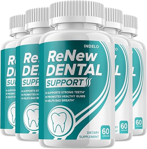 Renueva las cápsulas de apoyo dental, renueva las píldoras de apoyo dental, renovar las revisiones de apoyo dental, suplemento de dientes y encías,