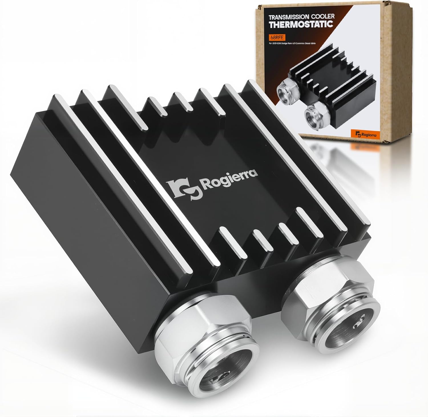 Transmission Cooler Thermostatic Bypass Upgrade Compatible with 2013-2018 Dodge Ram 6.7L Cummins Diesel 68RFE