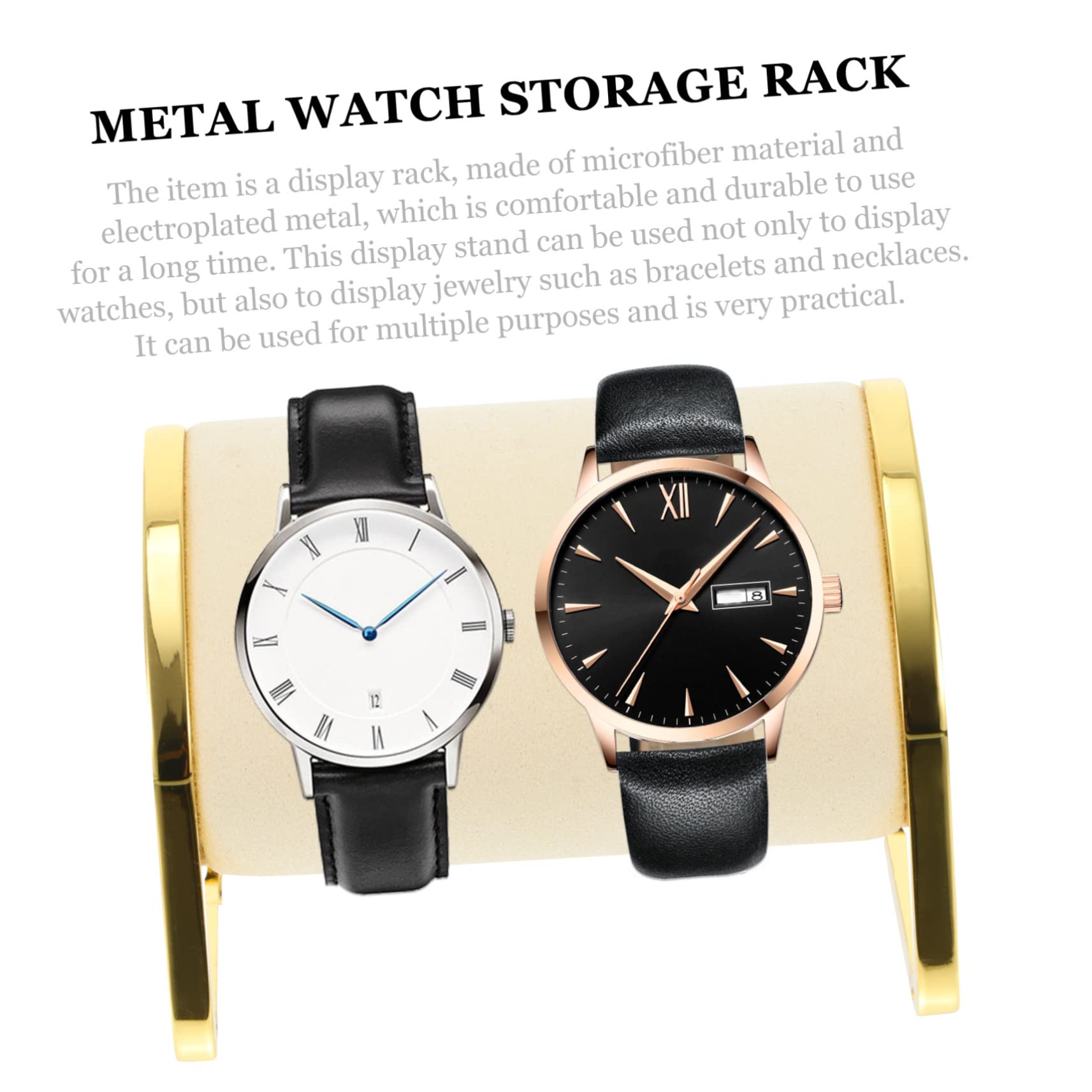 COLLBATH Metall Uhren Display Rack Fenster Deko Schmuckständer Robust Poliert Sicher Für Schmuck Armbänder Uhren Aufbewahrung Für Laden Händler