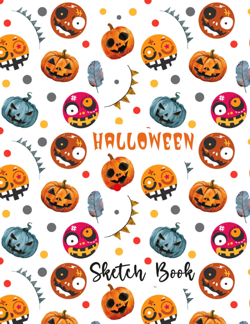 Halloween Sketchbook: Beautiful Blank Sketchbook Favorite Drawing Book With Doodling or Sketching, Perfect Gift Idea for Young Artists