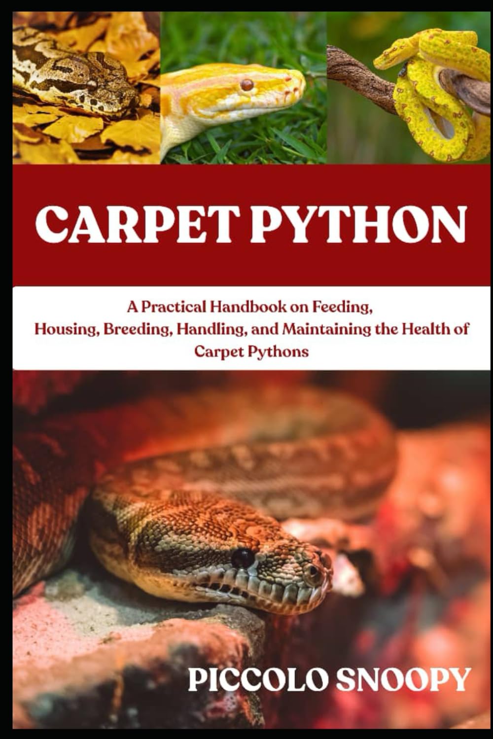 CARPET PYTHON: A Practical Handbook on Feeding, Housing, Breeding, Handling, and Maintaining the Health of Carpet Pythons
