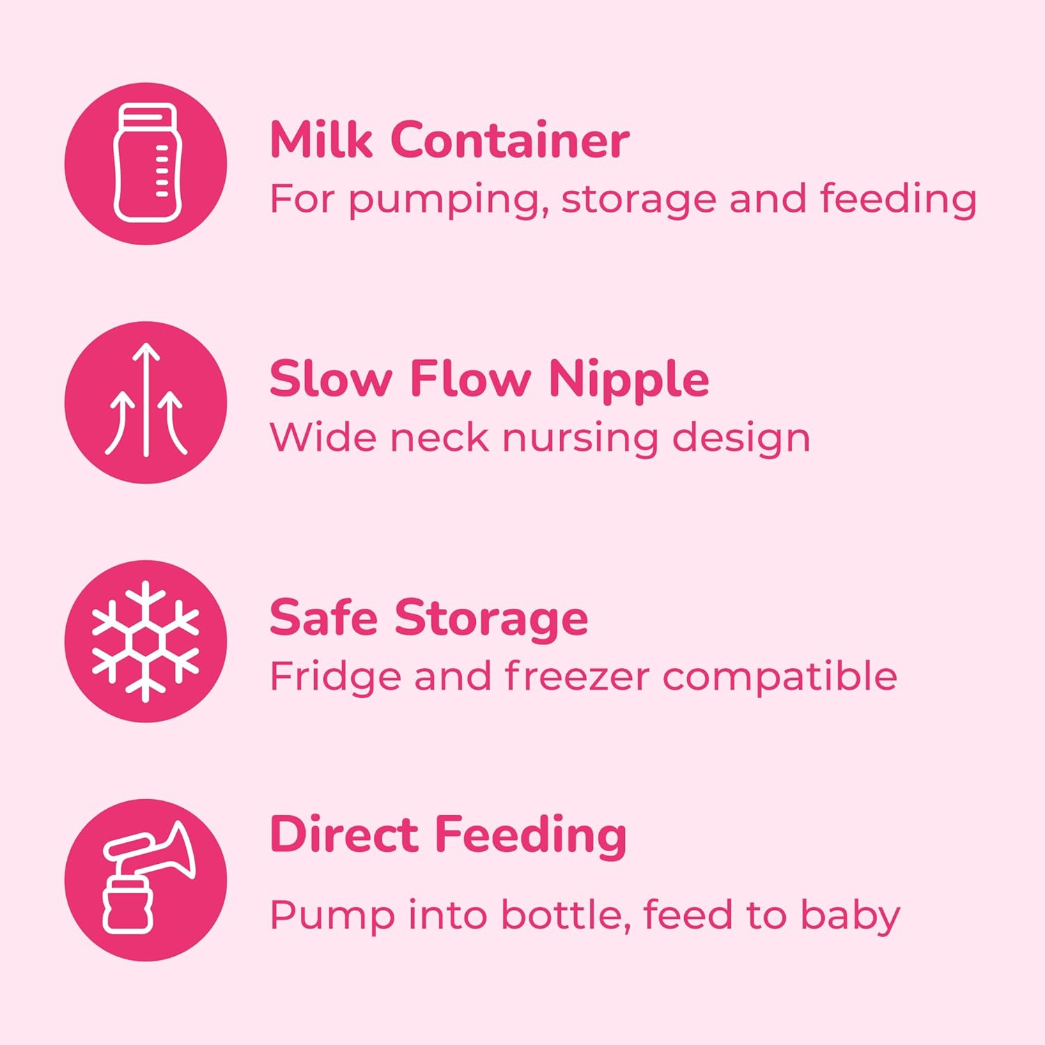 Spectra Baby Spectra Premier Wearable Feeding & Accessory Kit - Compatible with Premier Hands-Free Wearable Breast Pump - Comes with Baby Bottle, Duckbill Valve, Backflow Protector & More