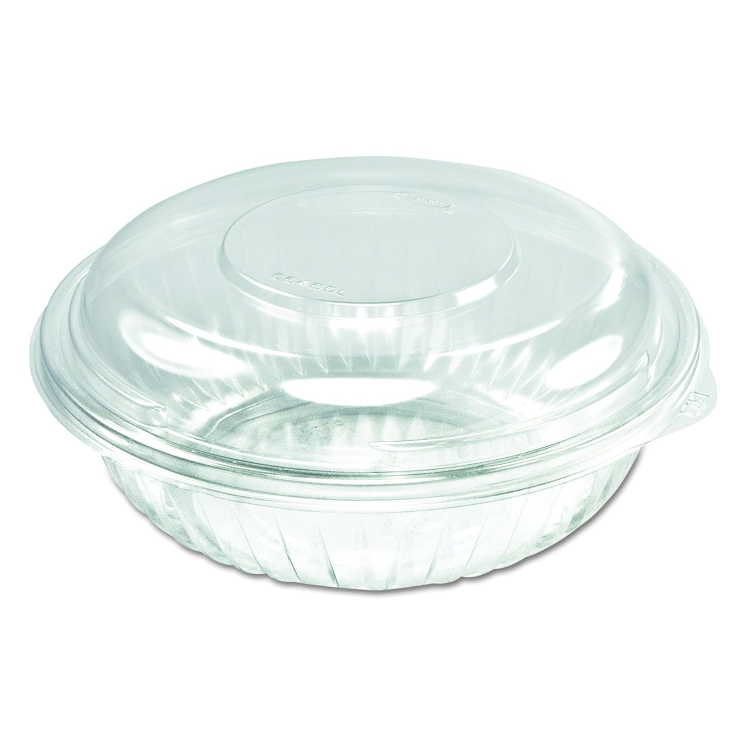 Dart C24BCD 24 oz Clear OPS Bowl With Dome Lid (Case of 126 Bowls w/Lids)