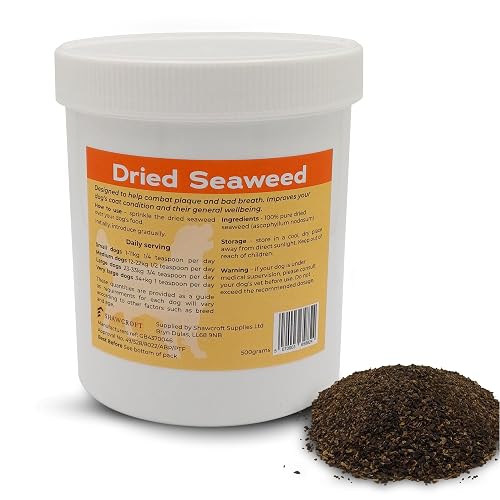 Pure Dried Seaweed (Kelp) for Dogs 500g