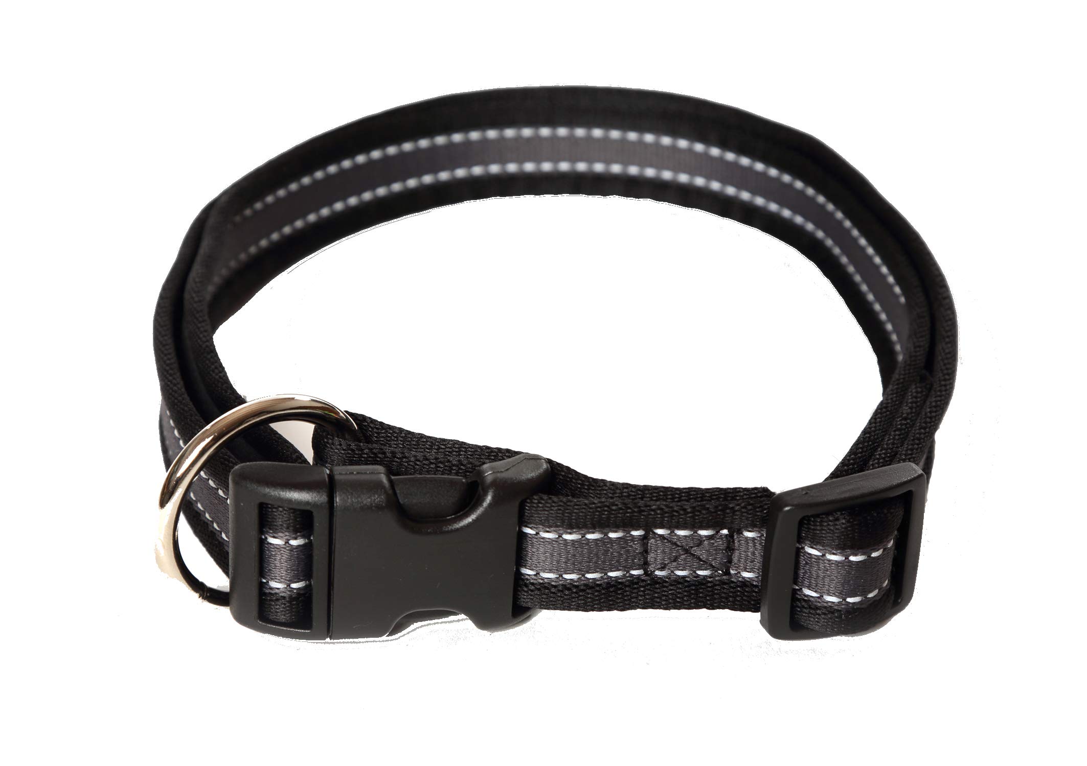 Hundehalsband Soft Grip – Weich Gepolstert, Reflektierend, Mit Zugentlastung, Größe 45–70 Cm