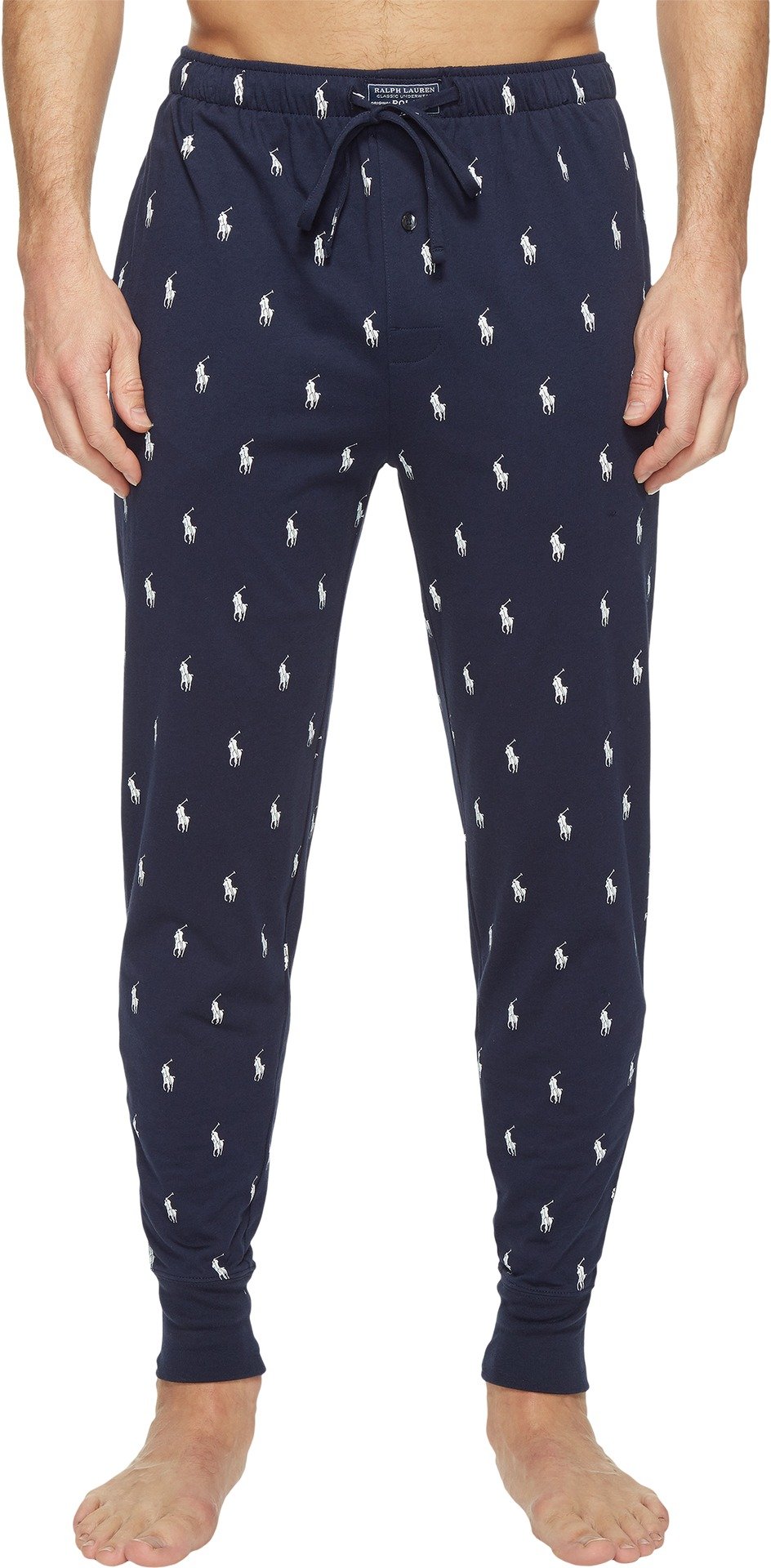 Polo Ralph Lauren Men's Navy Knit Jogger Lounge Pant