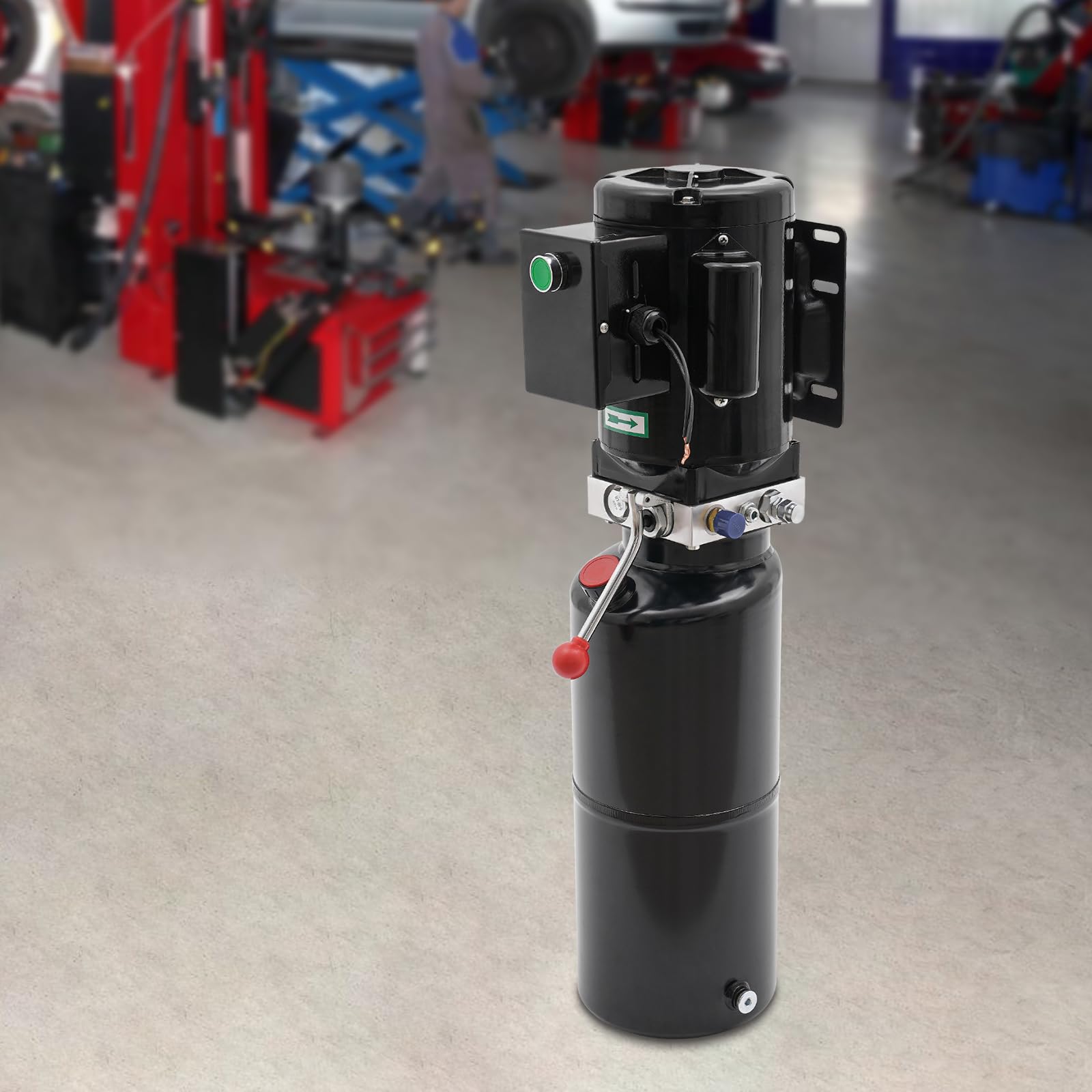 Bomba hidráulica de 10 l, velocidad nominal 2850R/MIN 220 V, 50 Hz, unidad hidráulica electrohidráulica, bomba hidráulica, doble efecto para camión volquete, descarga, elevación de grúas
