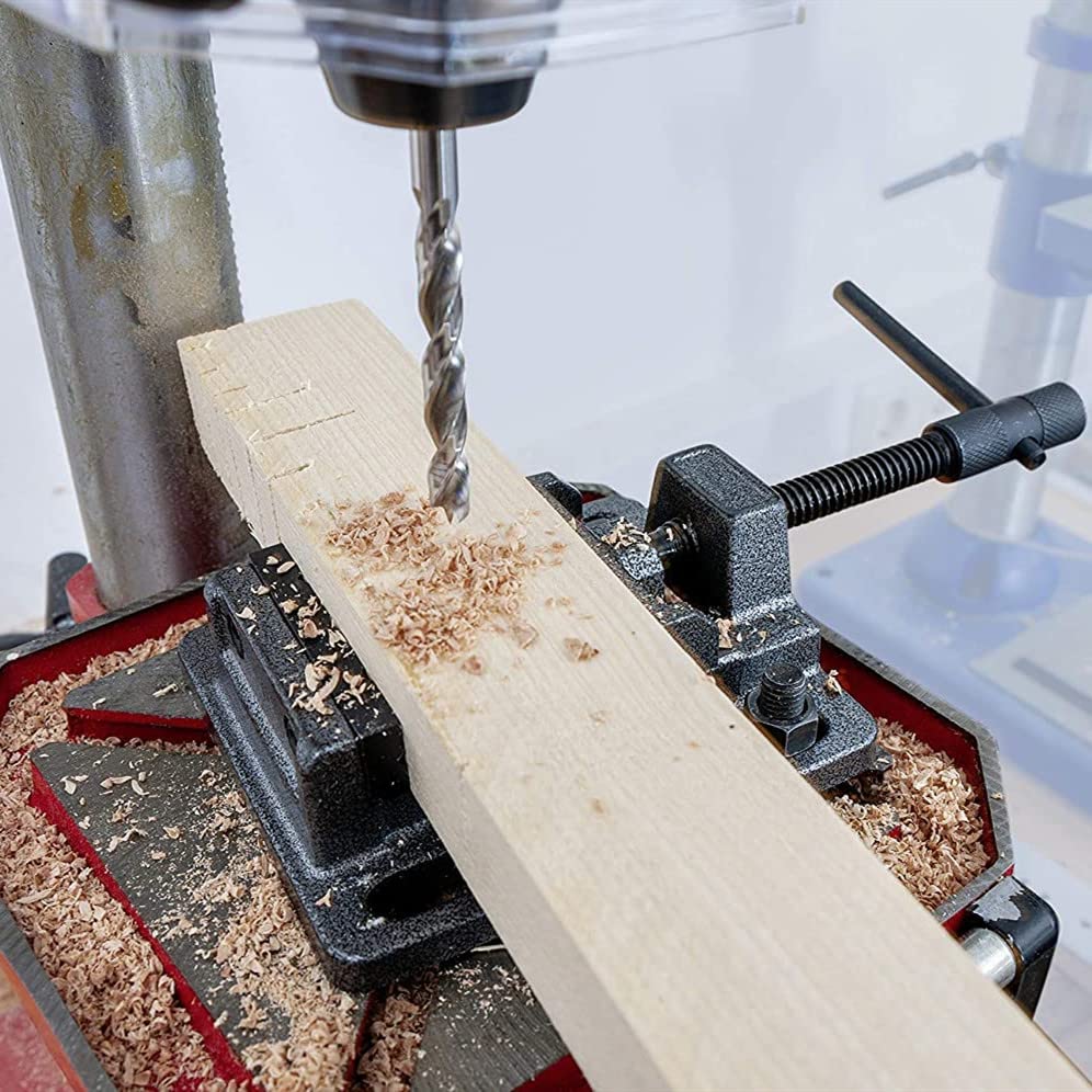 Étau de table pour éliminer les vibrations sur vos machines de forage