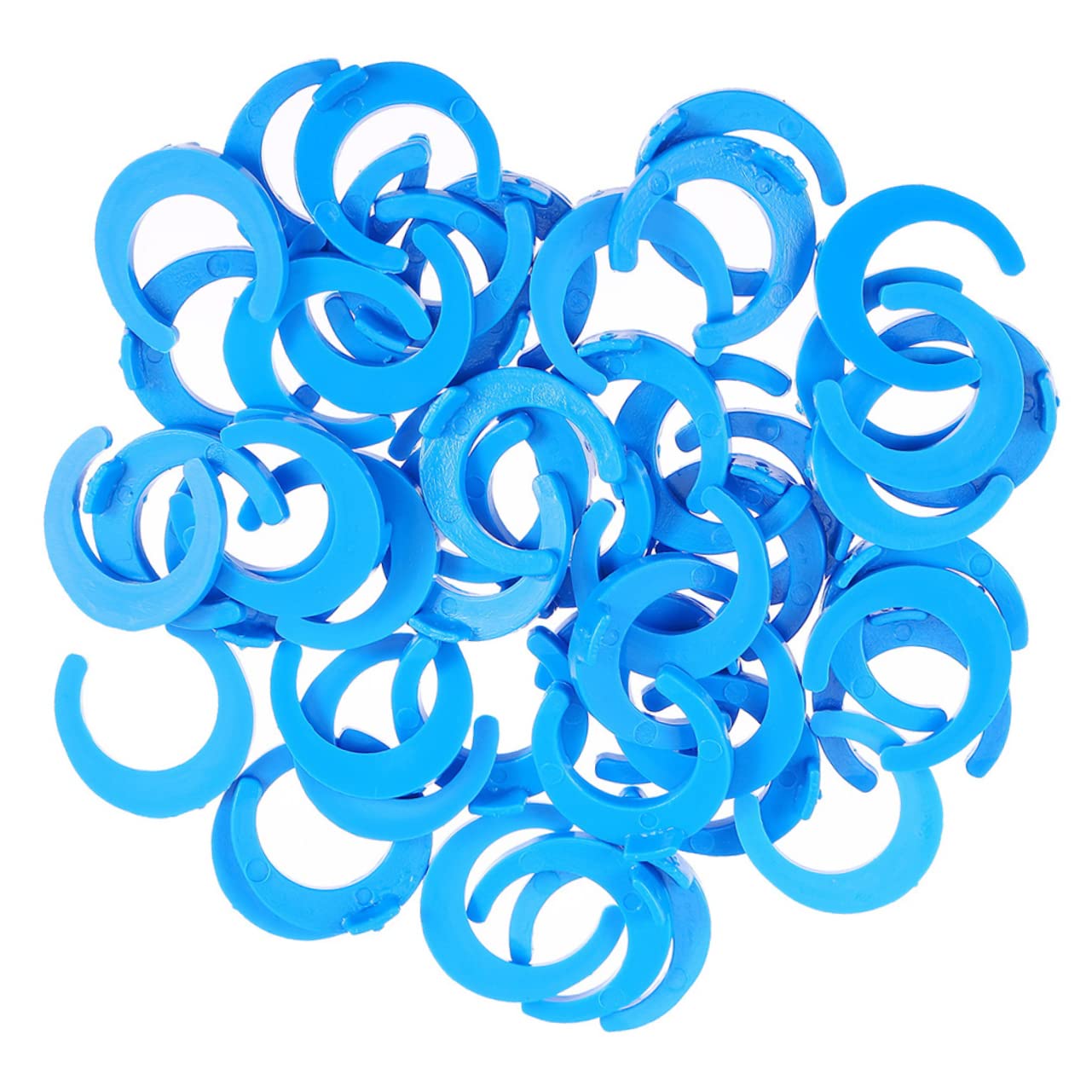 OSALADI Water Filter Locking Clip Fitting Water Purifier Clip Fitting 50pcs Set 1/4 Inch Clamp Easy to Use