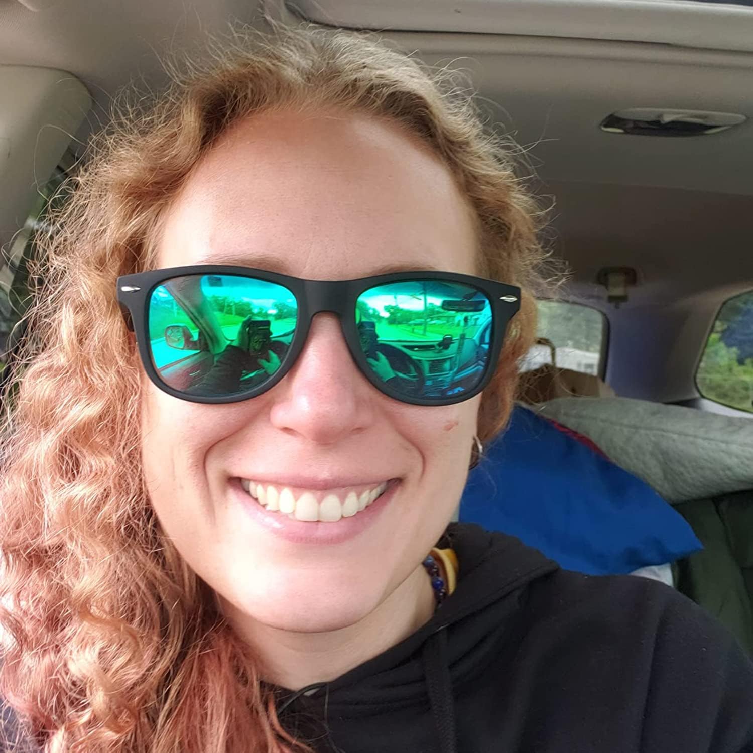 Fsmiling Mens Sunglasses Bulk Classic Sunglasses Pack Cheap Shades Glasses Cool Eyewear Set for Women-15Pack,Green - Image 4