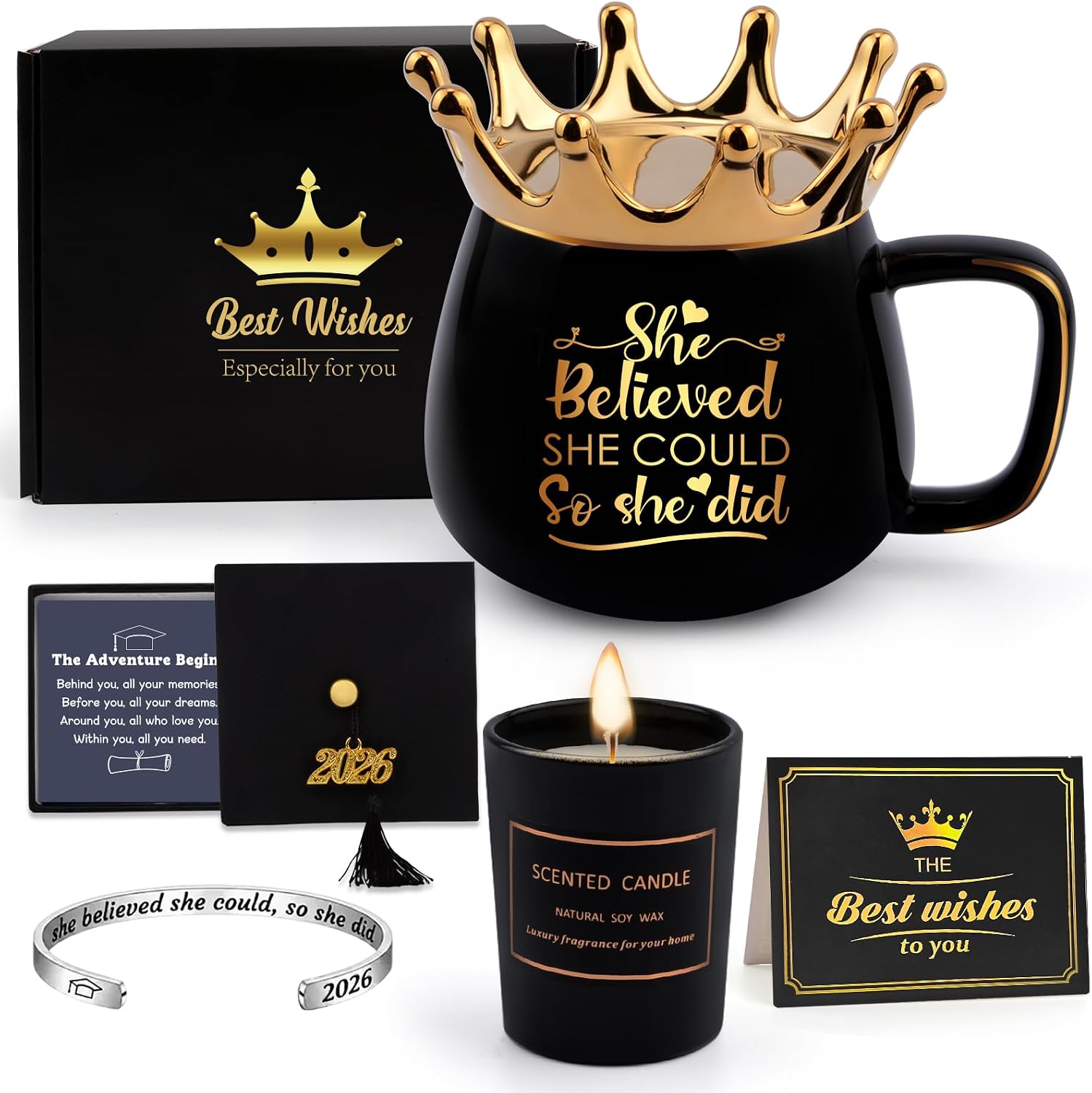 Graduation Gifts for Women Her Girls, Congratulations Gifts for Women Cup