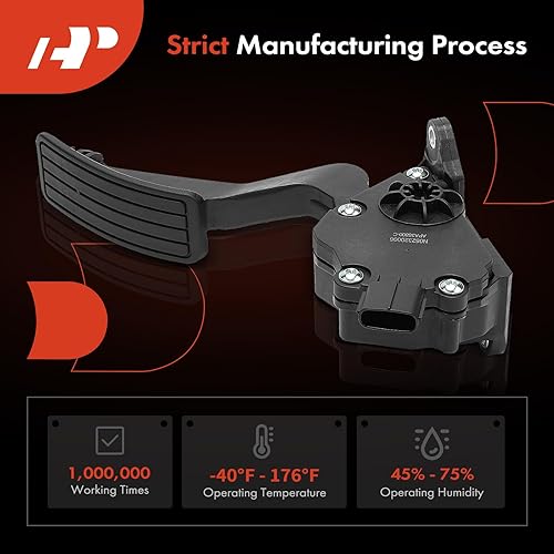 Miniatura 3 de A-Premium Pedal acelerador con sensor de posición compatible con Subaru Forester 2014-2018, Impreza 2012-2016, Crosstrek 2016-2017, XV Crosstrek