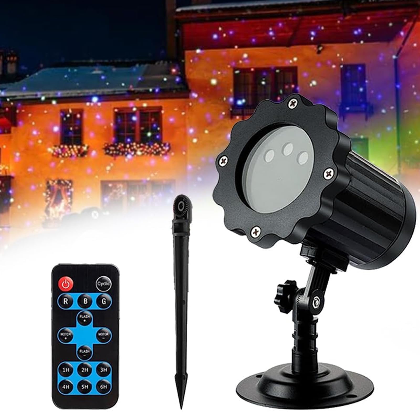 Projecteur scène extérieure LED Firefly avec télécommande IP65 - 8
