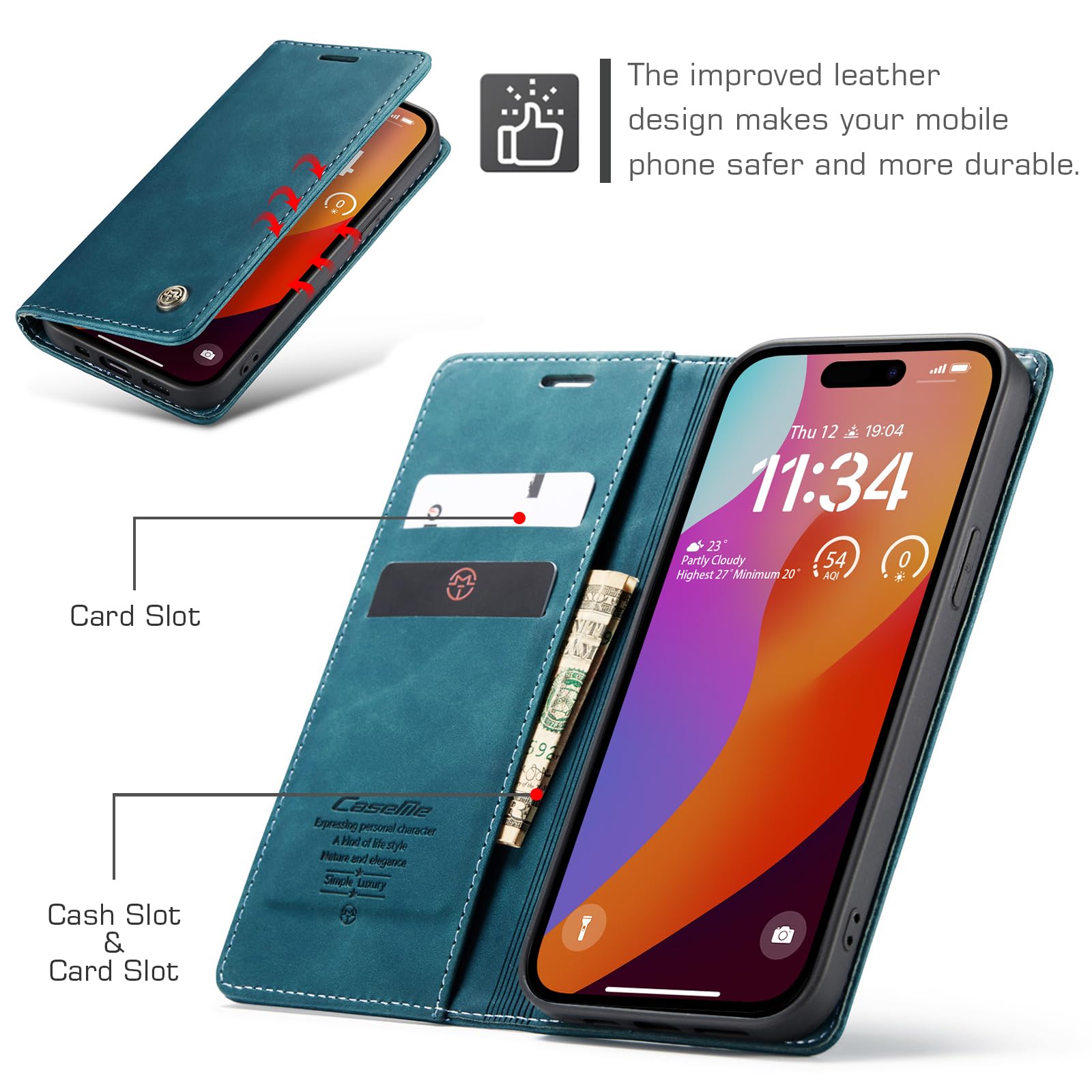Cracedily for iPhone 15 Pro Max Case - Image 2