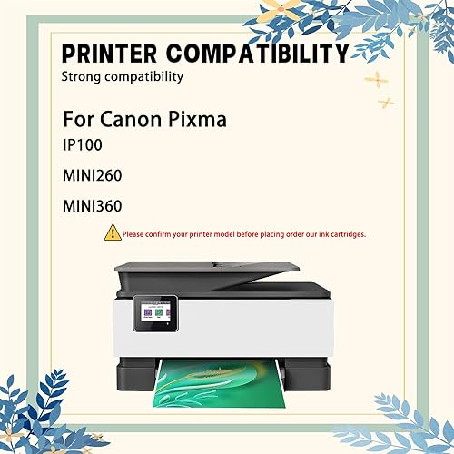 Miniatura 2 de Cartucho de tinta de repuesto de alto rendimiento compatible con cartuchos de tinta Canon BCI-19 compatibles con impresoras Canon Plxus IP100