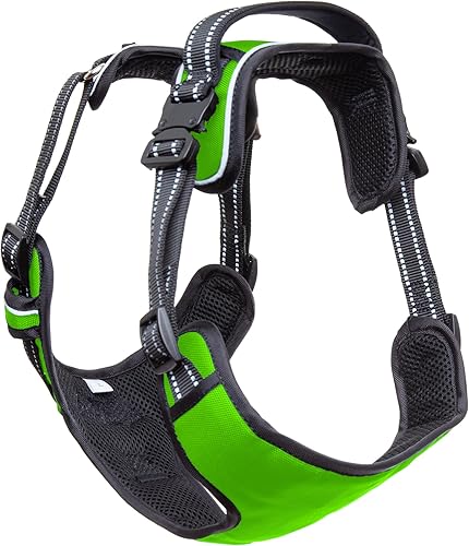 Miniatura 8 de DogNerd Chalecoarnés de cobertura completa ajustable de alta calidad para perros grandes (50-90 libras) - Clips de metal, mango acolchado, 2 clips