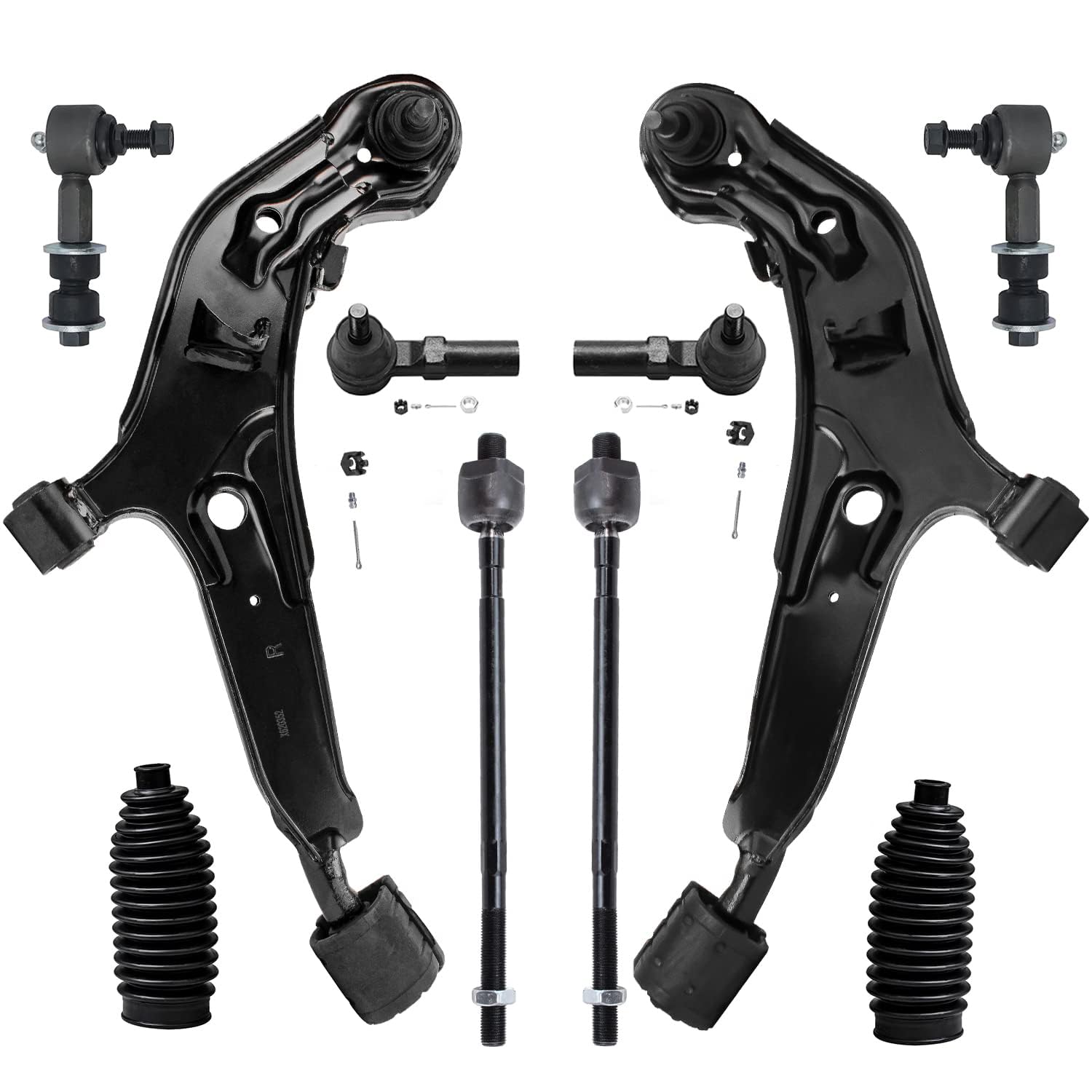 Detroit Axle - 10pc Front End Kit for 1995-1999 Nissan Maxima