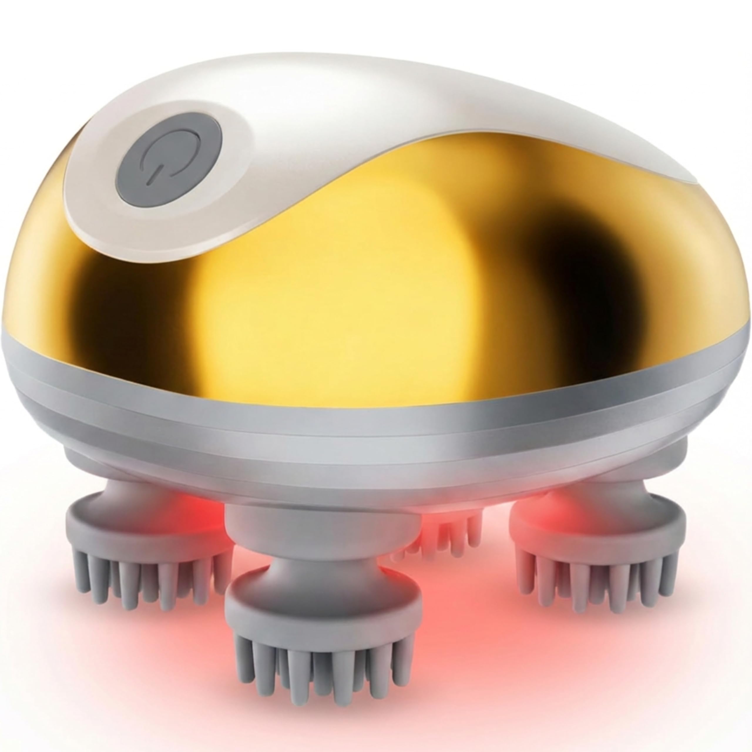 Dr Excel Electric Scalp Massager, Stress Relief & Relaxation, Handheld & Portable, Rechargeable Electric Head Kneading Massager, 3 Speed Modes, Head Scratcher Massager for Hair Growth, Deep Clean