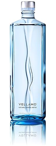 Vellamo - Todavía - Agua mineral natural - 254fl oz 12 botellas de vidrio