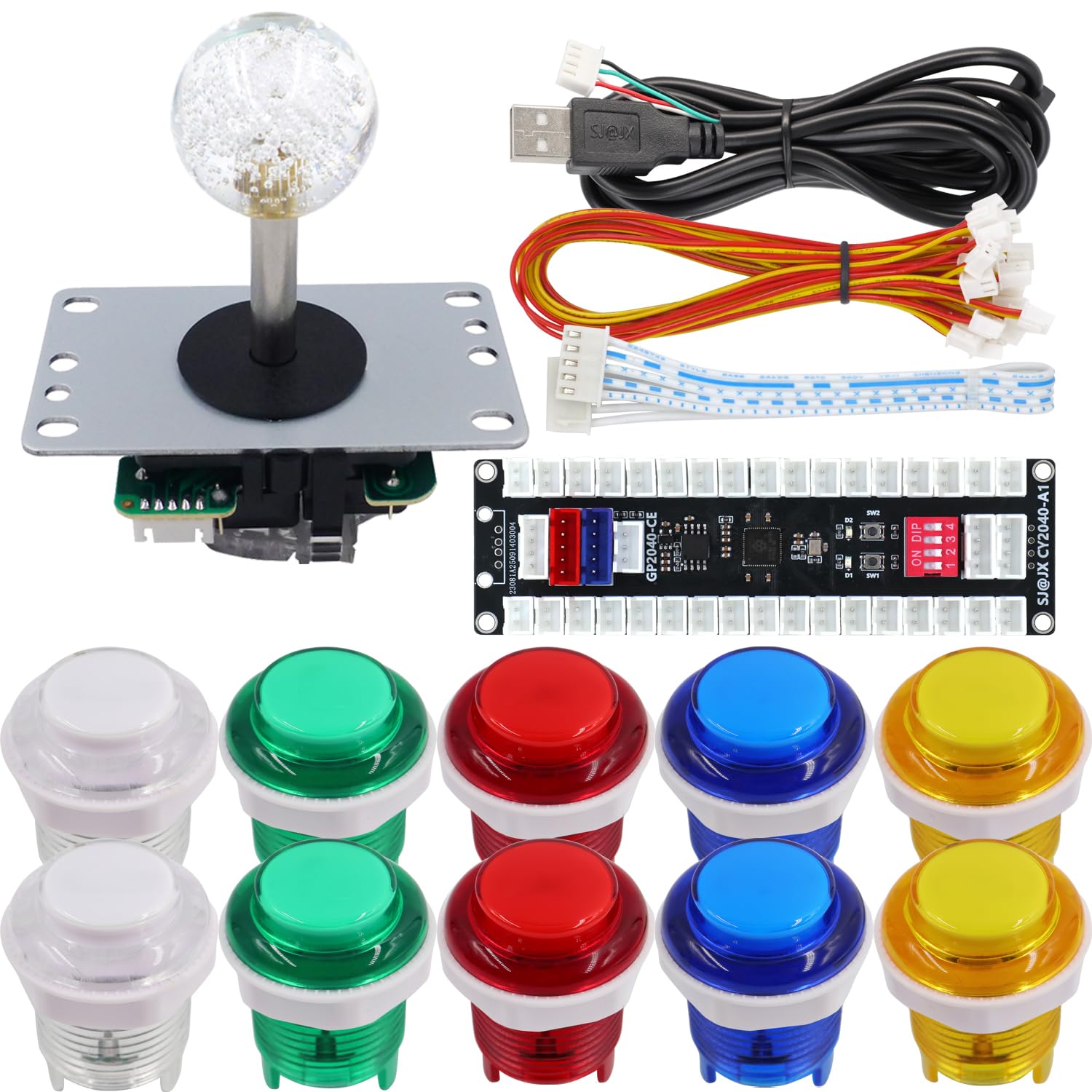 ジョイコン Amazon.com: SJ@JX All-Button Arcade Controller with Microswitch