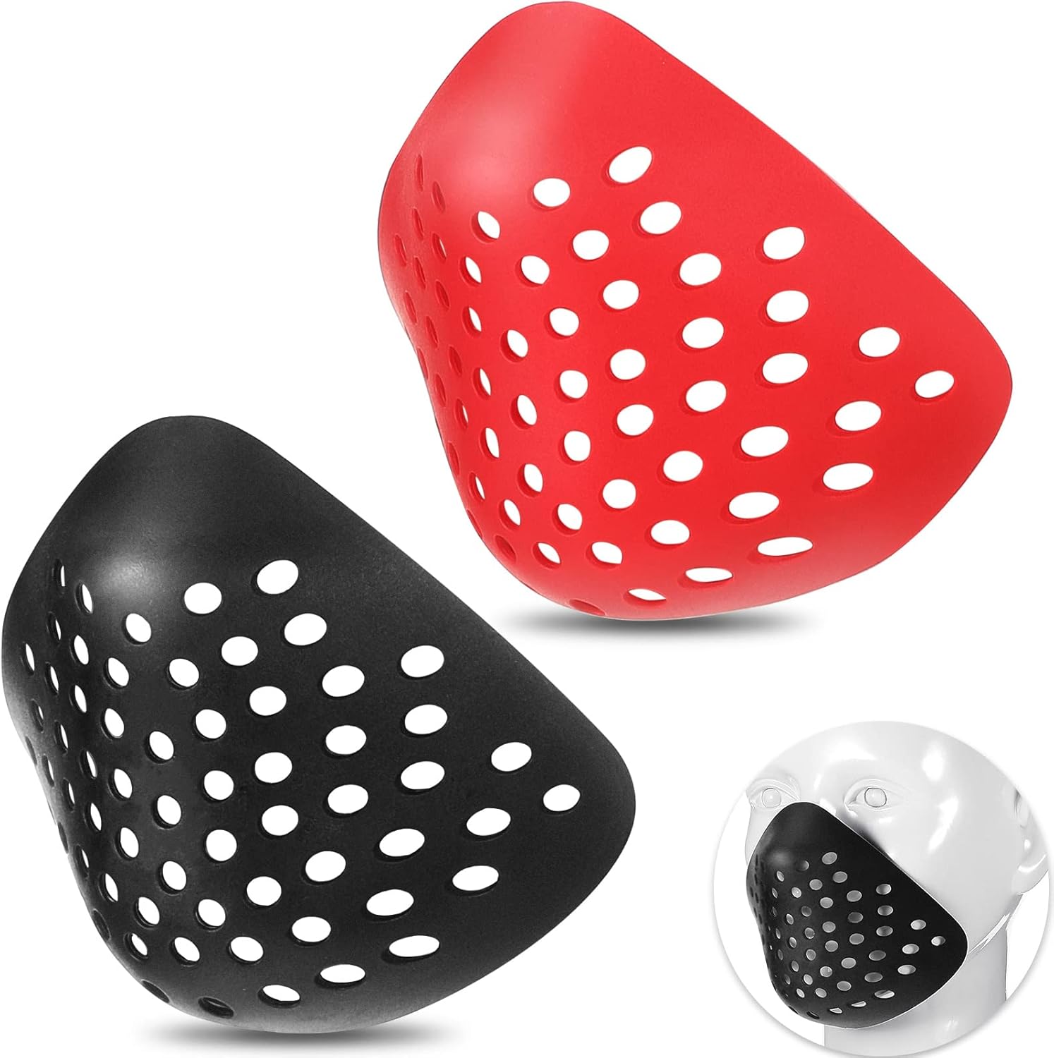 Máscara 3D de silicona para dar forma a la cara, máscara de soporte interior, máscara de cosplay para cosplay, máscara facial inferior de la mitad