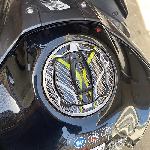 Miniatura 3 de Motorcycle Fuel Tank Motorcycle Fuel Tank Cap Sticker Fuel Tank Decal Traction Side Pad Gas Fuel Knee Decal for Kawasaki Z900 Z 900 (Color  7)