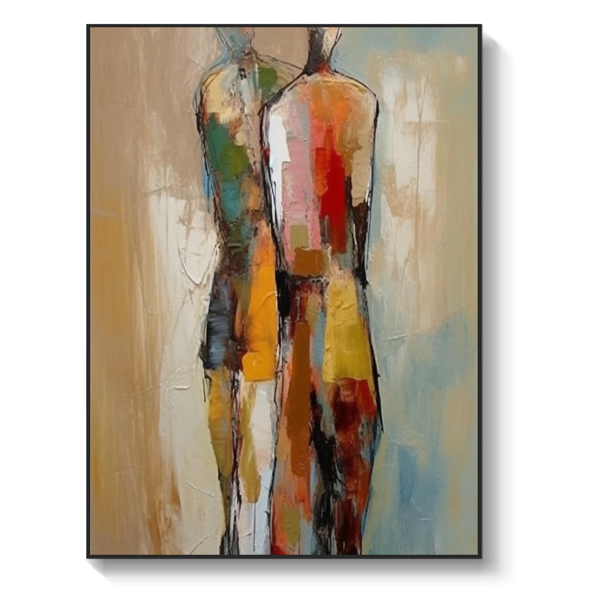 愛の部屋 F15 油彩画 人物画 oil painting art 愛の部屋 F15