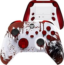 Advance Wireless Controller for Xbox Series X & S, for Xbox One, and for Windows 7/8/10-4 Remappable Back Buttons - Hair Triggers - Interchangeable Thumbsticks - Blood Zombie