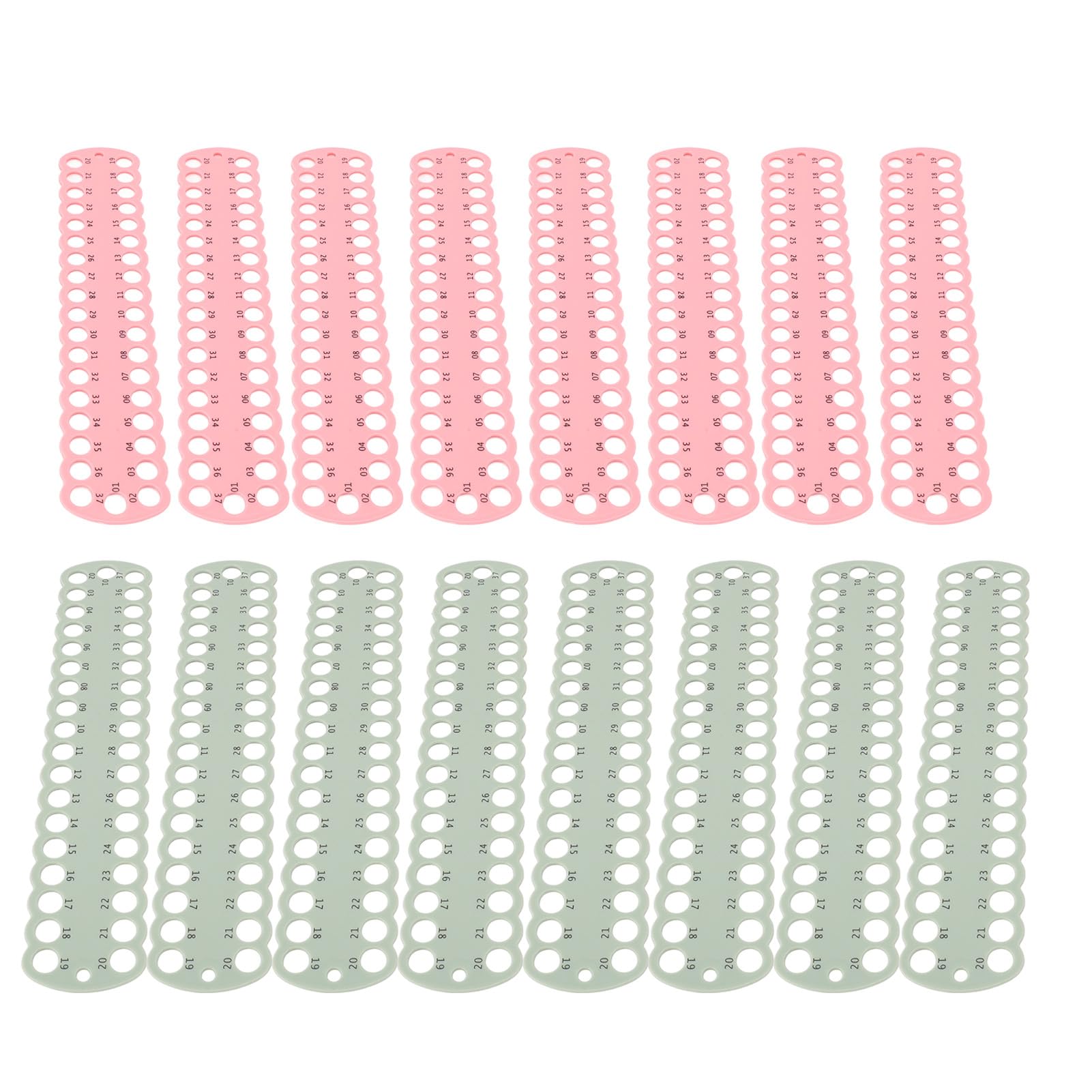 16pcs Embroidery Thread Organizer with 37 Positions, Convenient Sorting, Craft Thread Holder, Storage Tool, Craft Project Card