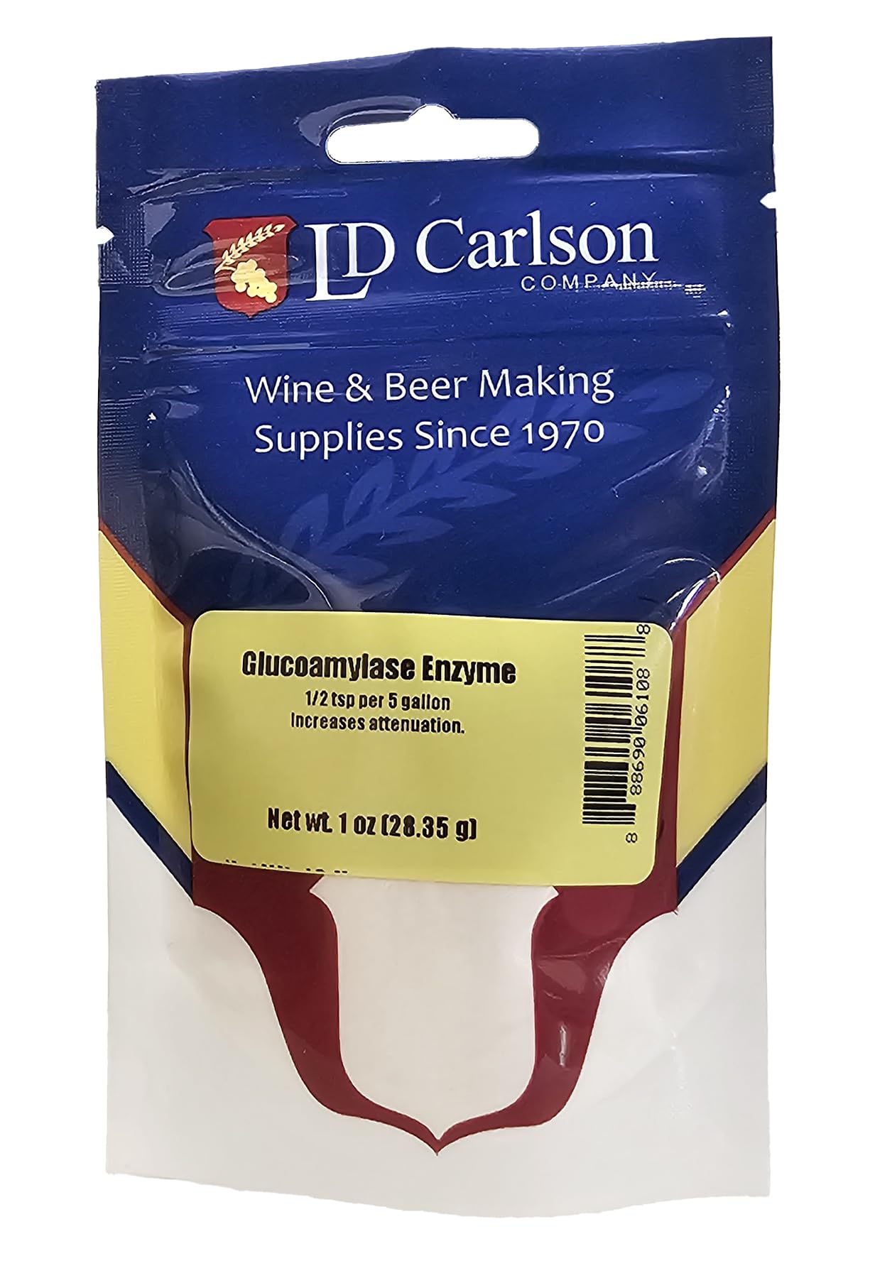 Home Brewing Supplies - 6108 Glucoamylase Enzyme - 1 Ounce