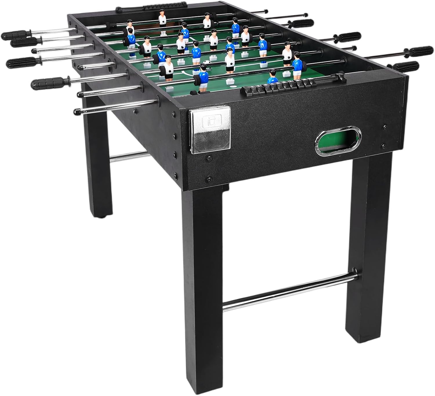 Generic 47Inch Large Foosball Table for Adults Multifunction Gaming Table Heavy Duty Soccer Playing Desk Heavy-Duty Football Arcade for Family Night/Game Room/Party