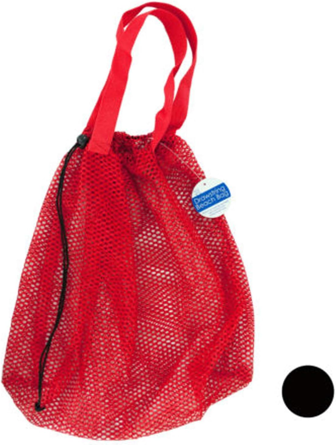 Bulk Buys Lightweight Nylon Mesh Beach Bag with Drawstring