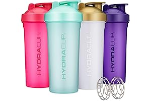 45 oz Shaker Bottle / Blender Bottle Combo with Ball Whisk