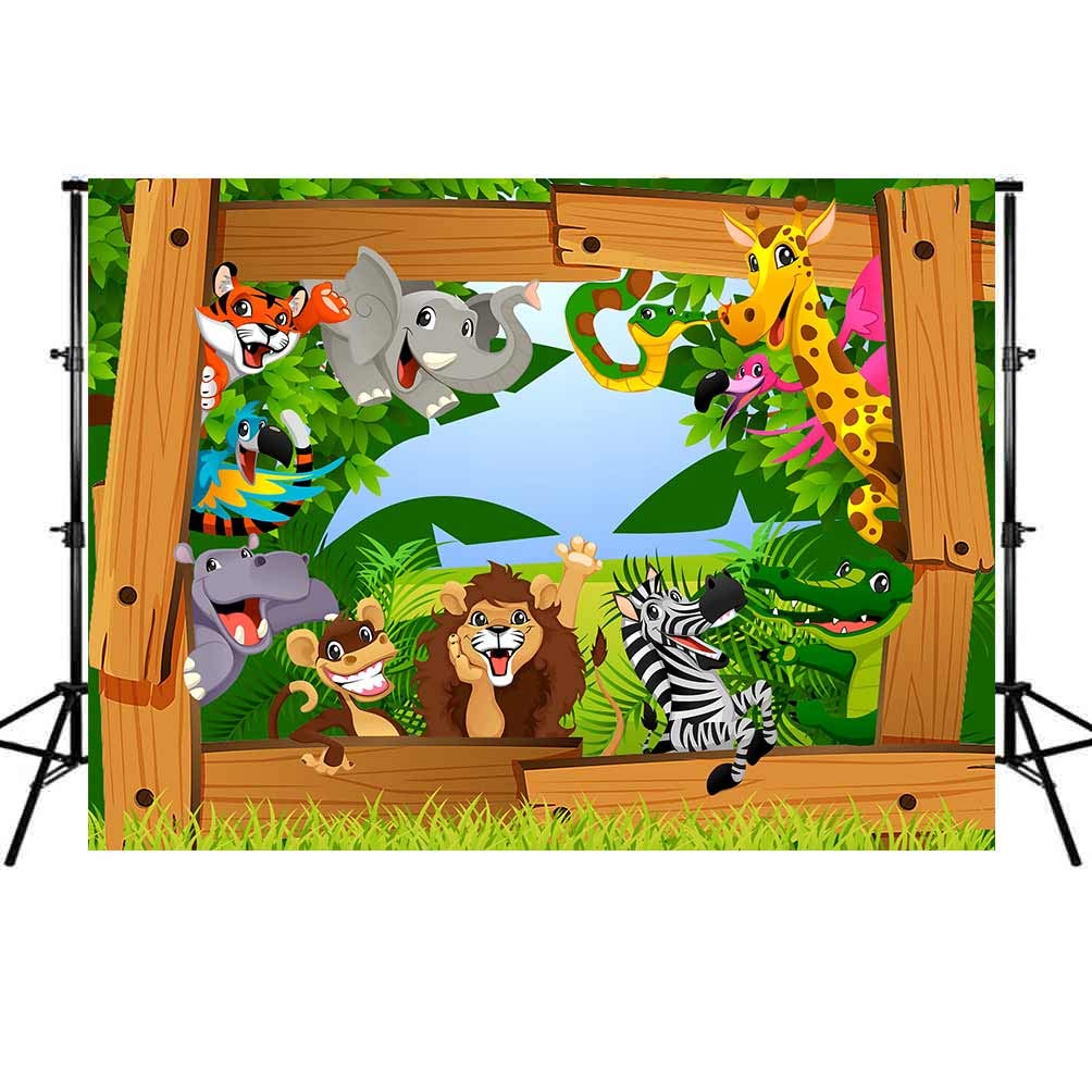 Amazon.com: Photo Backgrounds, Kids Happy Birthday Backdrop, Boys