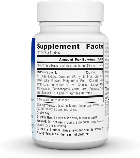 Planetary Herbals Yin Chiao Classic, 450 mg - 60 Tablets