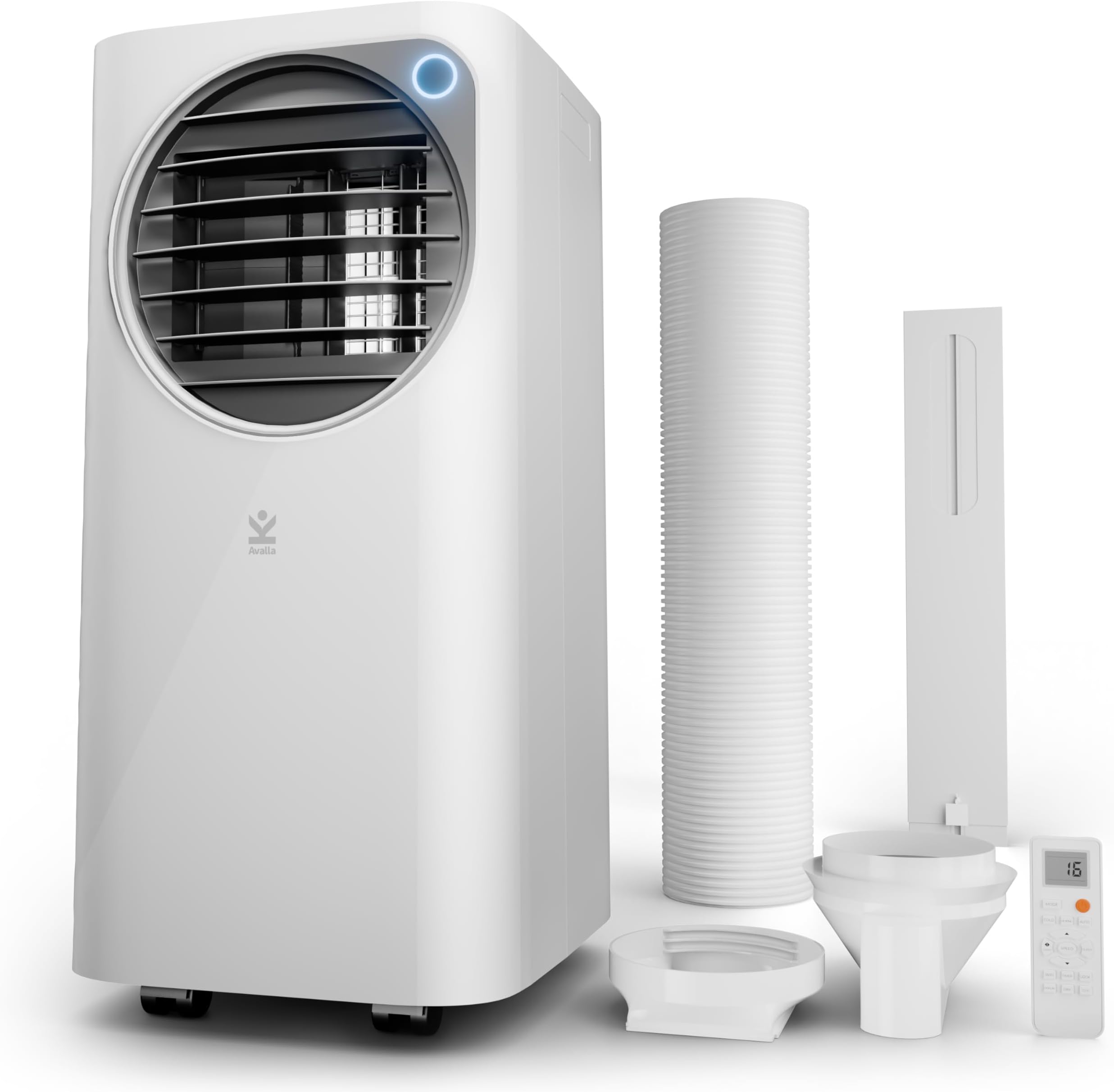 Avalla S-770 Air Conditioning Unit, 4-in-1 Portable Air Conditioner - 12000 BTU – Dehumidifier 36L, Fan, Cooler & Sleep Mode for Multi-Room Coverage, Low Energy, 24hr Timer, Remote & Window Kit