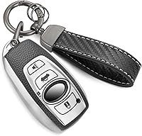 Vista 36 de Funda para Llavero de Audi con Accesorios de Llavero de Cuerda Trenzada de Metal, Estuche Suave Mejorado para Llave A3 A6-A8 E-Tron S3 RS6-7 SQ7-8