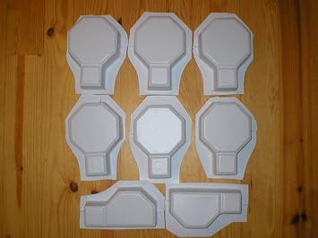 14 Key Hole Molds Make 9" x 6" x 2.5" Thick Driveway and Patio Pavers