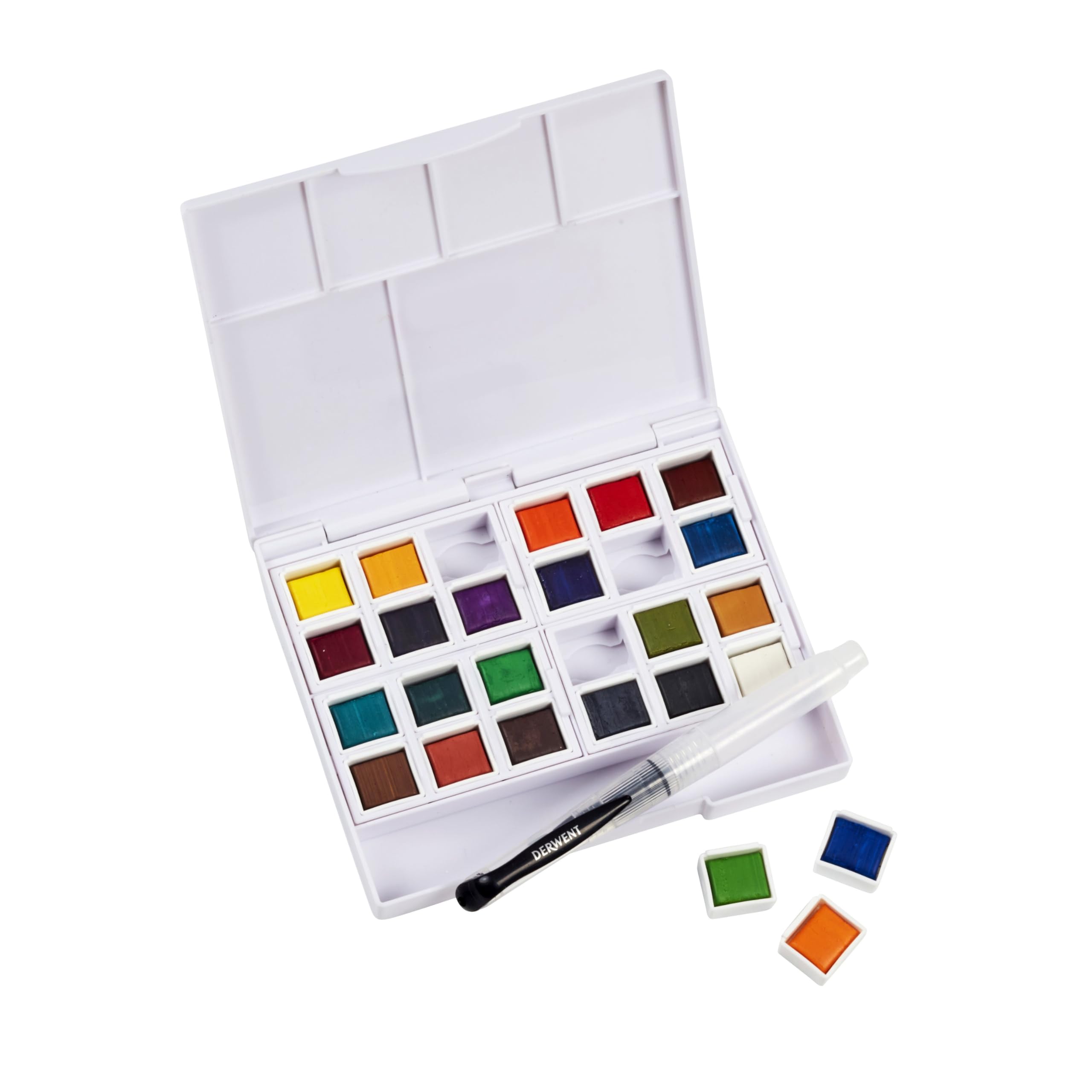 Derwent Watercolour Paint Pan Set of 24 3