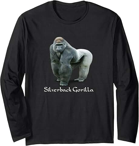Silverback Gorilla Long Sleeve T-Shirt