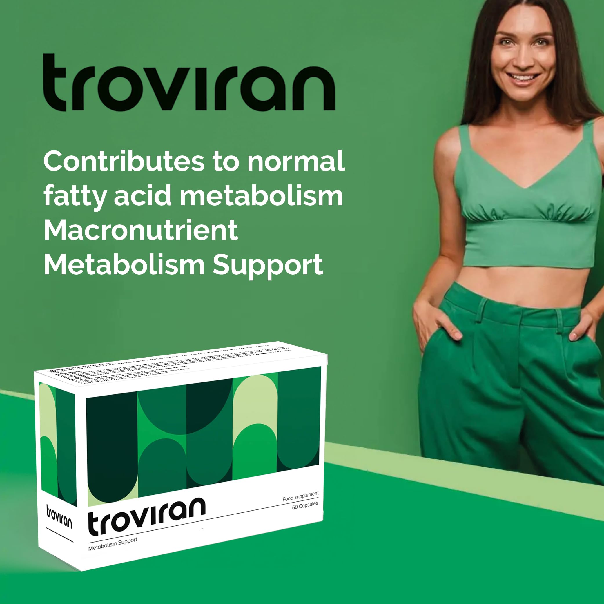 Troviran Metabolism Support Formula, 60 Kapseln, vegan und glutenfrei