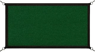 Solid Nylon Stall Guard 21 inch x 39 inch, Hunter Green