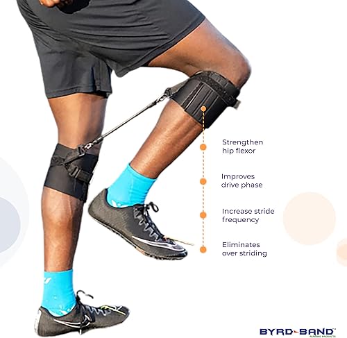 Miniatura 5 de byrdband Paquete de engranajes de velocidad de pista y campo bandas de resistencia de entrenamiento de velocidad y agilidad para una frecuencia