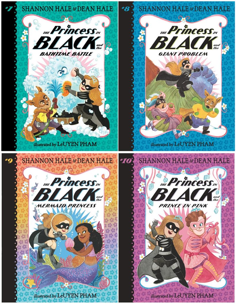 The Princess in Black 4 Books Set (Books 7 10) Shannon Hale, Dean