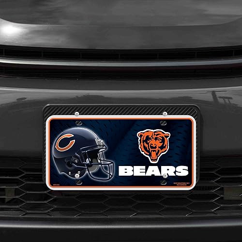 Vista 136 de Rico Industries Placa de matrícula de metal unisex para adultos de la NFL