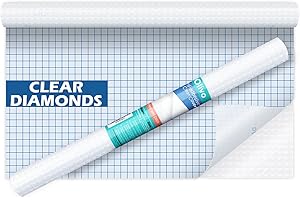 Diamonds Clear Contact Paper Roll for Books Crafts