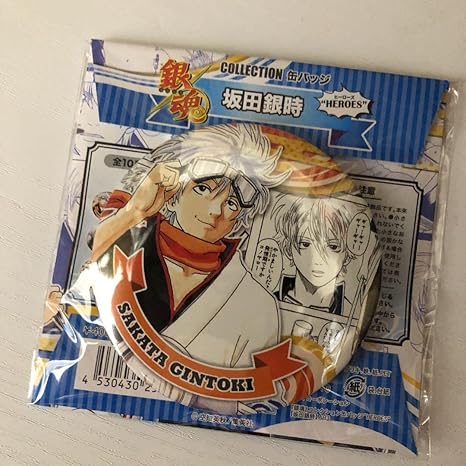 銀魂 コレクション缶バッジ HEROES 坂田銀時